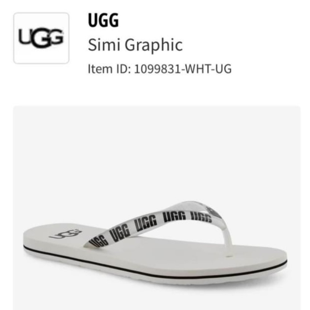 ❌SOLD❌Ugg simi graphic white
